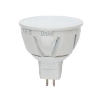 Лампа светодиодная диммируемая Uniel GU5.3 5W 4500K JCDR матовая LED-JCDR-5W/NW/GU5.3/FR/DIM 08698