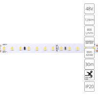 Светодиодная лента 48V 7,2W/m 4000К 30м Arte Lamp TAPE A4812010-04-4K