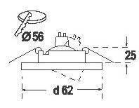 Встраиваемый светильник IMEX IL.0008.1304
