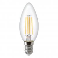 Лампа светодиодная филаментная Thomson E14 5W 6500K свеча прозрачная TH-B2333