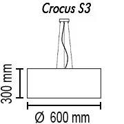 Подвесной светильник TopDecor Crocus Glade S3 01 04g