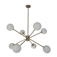 Cветильник на штанге Zortes Ragy ZRS.1893.08, Мощность - Зависит от лампы, Тип лампы: E14, В -450мм / Ш - ᴓ800мм