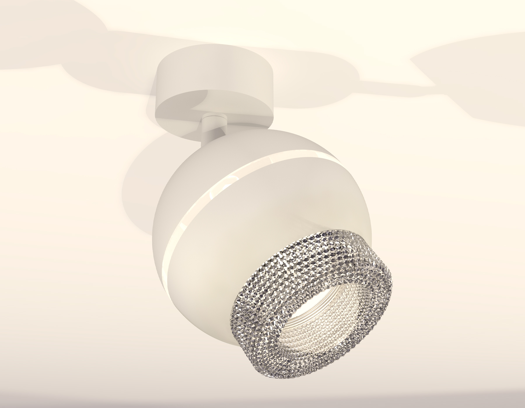 XM1101010 SWH/CL белый песок/прозрачный MR16 GU5.3 LED 3W 4200K (A2202, C1101, N7191)