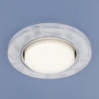 Встраиваемый светильник Elektrostandard 1062 GX53 WH/SL белый/серебро a034000