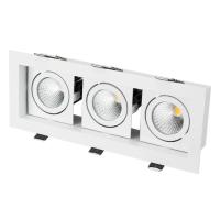 Встраиваемый светодиодный светильник Arlight CL-Kardan-S260x102-3x9W Warm 024133