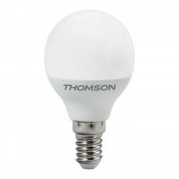Лампа светодиодная диммируемая Thomson E14 6W 4000K шар матовая TH-B2154