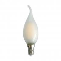 Лампа светодиодная филаментная Thomson E14 5W 4500K свеча на ветру матовая TH-B2139