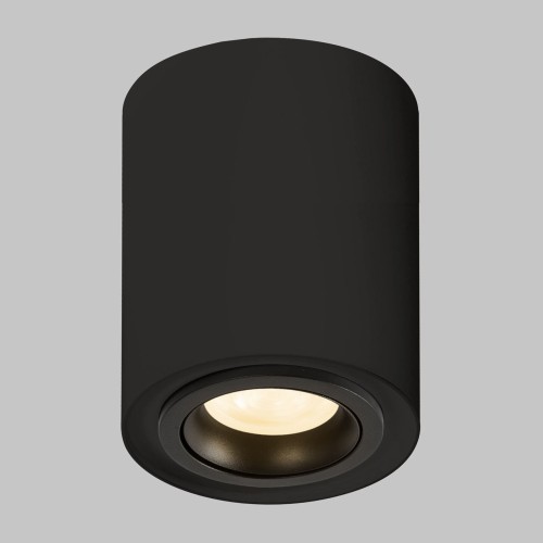 Светильник GU10 1*50W потолочный спот Черный IL.0005.2400-BK