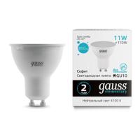 13621 Лампа Gauss Elementary MR16 11W 850lm 4100K GU10 LED 1/10/100