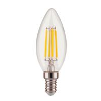 Лампа светодиодная филаментная диммируемая Elektrostandard E14 5W 4200K прозрачная BL134 a045174