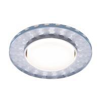 Встраиваемый светильник Elektrostandard 3038 GX53 SL/WH зеркальный/белый a047767