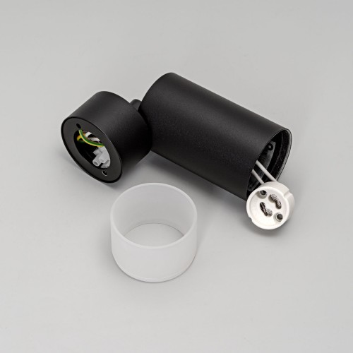 Светильник GU10 1*10W настенный спот Черный IL.0005.4801 BK
