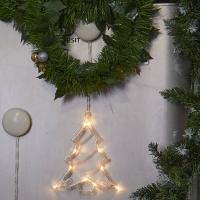 Подвесной светодиодный светильник «Ёлочка» Uniel ULD-H1620-010/STA/3AAA Warm White IP20 Xmas Tree UL-00007254