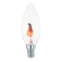 Лампа светодиодная Eglo E14 1,3W прозрачная 11848