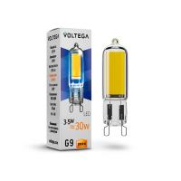 Лампа светодиодная филаментная Voltega G9 3,5W 2800К прозрачная VG9-K1G9warm3.5W 7088
