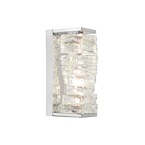 Бра настенное светодиодное, LED 12W, 3000К+4000К+6000К, К5 кристалл, 260мм CR.0505-260-1-W-CH