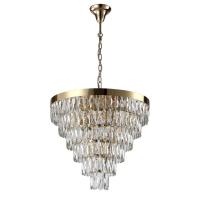 Подвесная люстра Crystal Lux Abigail SP-PL15 D620 Gold/Transparent