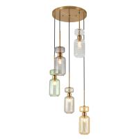 Escada 1141/5S E14*60W Clear/Beige/Green/Smoke/Amber