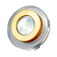 40197-MR16-5.3-Cl-Gl Светильник точечный прозрачный-золото