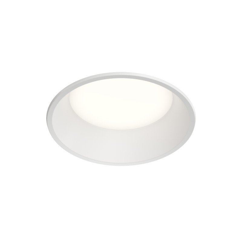 Встраиваемый влагозащищенный светильник TRIM, 18 Вт LED 3000-4000-6500K, IP44, алюминий, акрил