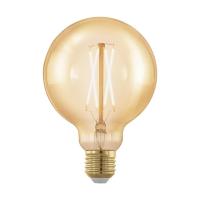 Лампа светодиодная филаментная диммируемая Eglo E27 4W 1700К золотая 11693