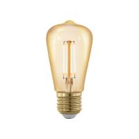 Лампа светодиодная филаментная диммируемая Eglo E27 4W 1700К золотая 11695