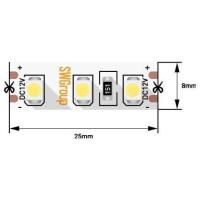 Светодиодная лента SWG 9,6W/m 120LED/m 3528SMD холодный белый 5M 006317