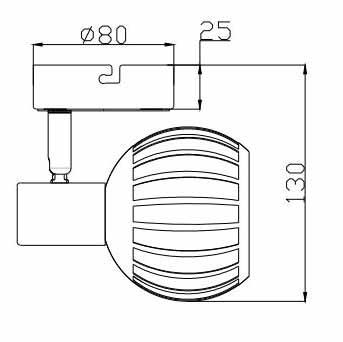 Спот Rivoli Enio 7032-701 Б0047133