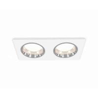 Комплект встраиваемого светильника Ambrella light Techno Spot XC6525003 SWH/PSL белый песок/серебро полированное (C6525, N6112)