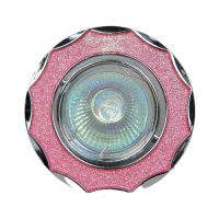 16-MR16-5.3-Pk-Ch Светильник точечный розовый-хром