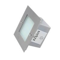 025-(5901S)3000K-2W (7*7*5.5) Светильник светодиодный встраиваемый (подсветка для лестниц) ELVAN