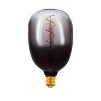 Лампа светодиодная диммируемая Eglo E27 4W 1800К серая 110227