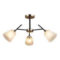 Потолочная люстра IMEX MD.1253-3-S BK+FGD