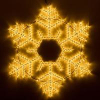 Светодиодная фигура Ardecoled Снежинка ARD-Snowflake-M10-1000x900-576Led Warm 034259