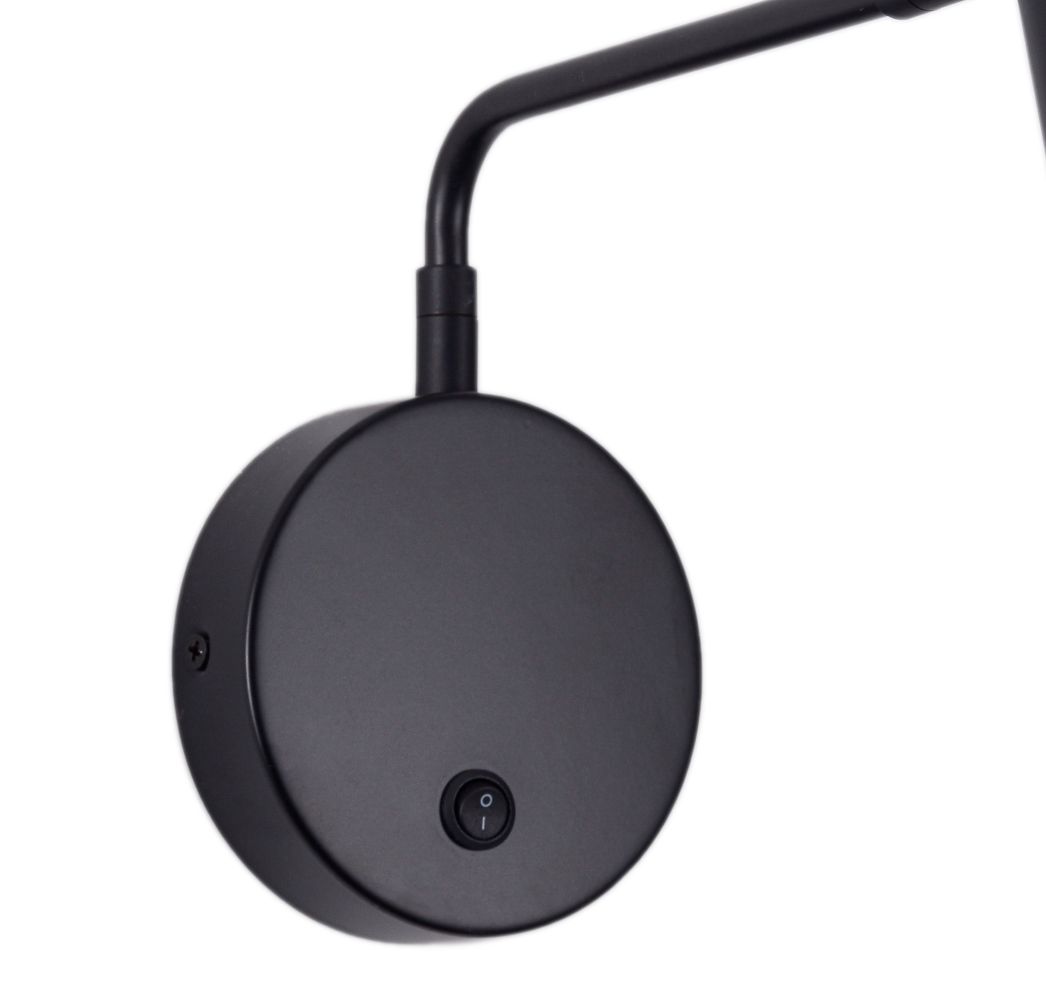 Светильник настенный спот черный LED 3Вт 26см Zortes ARMRAY ZRS.17807.3