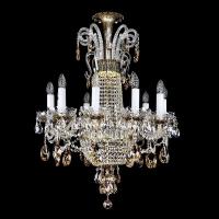 Подвесная люстра Artglass Proserpina X. Brass Antique CE - 8003