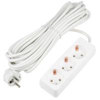 Удлинитель Uniel Ultra 3гн х 7м с/з S-GCU3-7 White UL-00010003