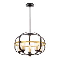 Подвесная люстра Lumina Deco Monterey LDP 1141-5 BK+MD