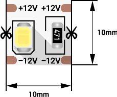 Светодиодная лента SWG 24W/m 100LED/m 2835SMD нейтральный белый 5M 002769