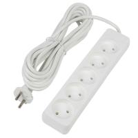 Удлинитель Uniel Ultra 5гн х 5м б/з S-CU5-5 White UL-00009991