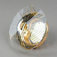 40340-MR16-5.3-Cl-Gl Светильник точечный прозрачный-золотой