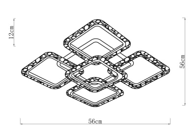 Потолочная люстра Arte Lamp SPLASH