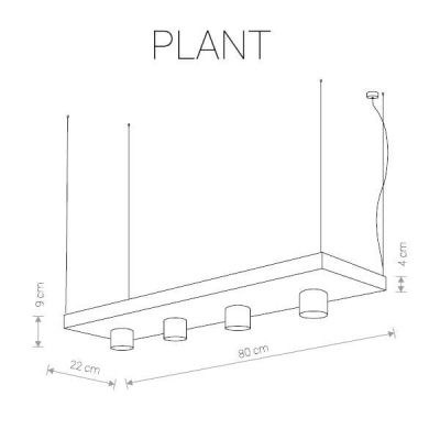 Подвесной светильник Nowodvorski Plant 9382