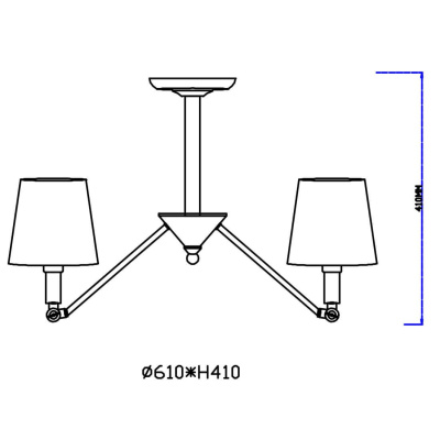 Потолочная люстра Rivoli Buono 2048-303 Б0044415
