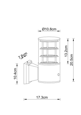 Уличный настенный светильник Arte Lamp TOKYO