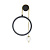 Бра Crystal Lux Corida AP25W Led Black/Gold