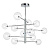 Подвесная люстра Ideal Lux Equinoxe SP12 Cromo 200118