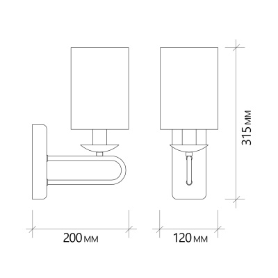 Escada 10166/1A E14*40W Chrome