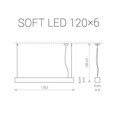 Подвесной светодиодный светильник Nowodvorski Soft Led 9543