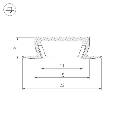 Профиль Arlight MIC-F-2000 ANOD Black 015039